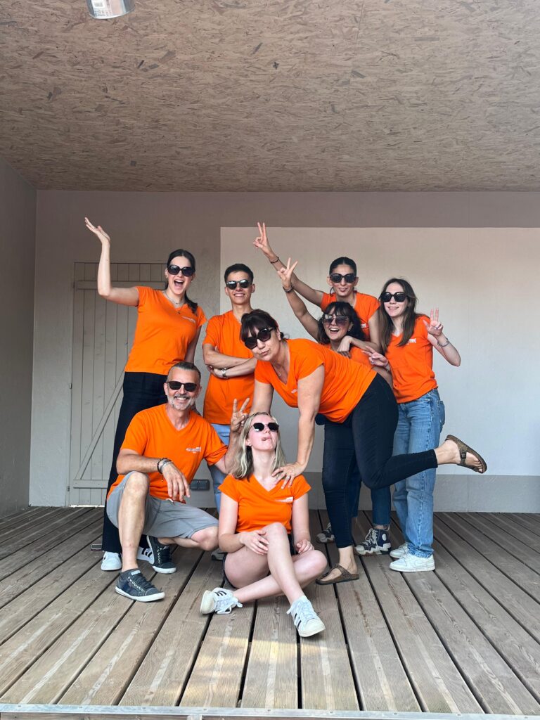 L'équipe du camping d'Arpheuilles dans la Loire