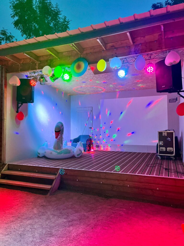 Salle de jeux du camping d'Arpheuilles, situé au cœur de la Loire
